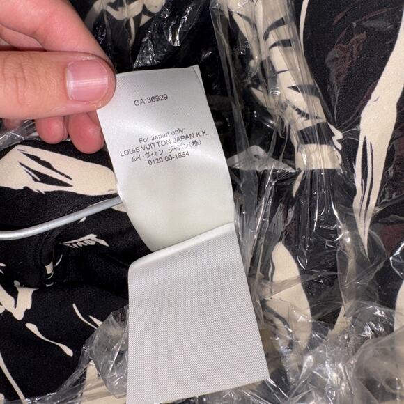 LOUIS VUITTON Cropped Denim Jacket SS23 NWT silk floral all over print - Picture 16 of 16